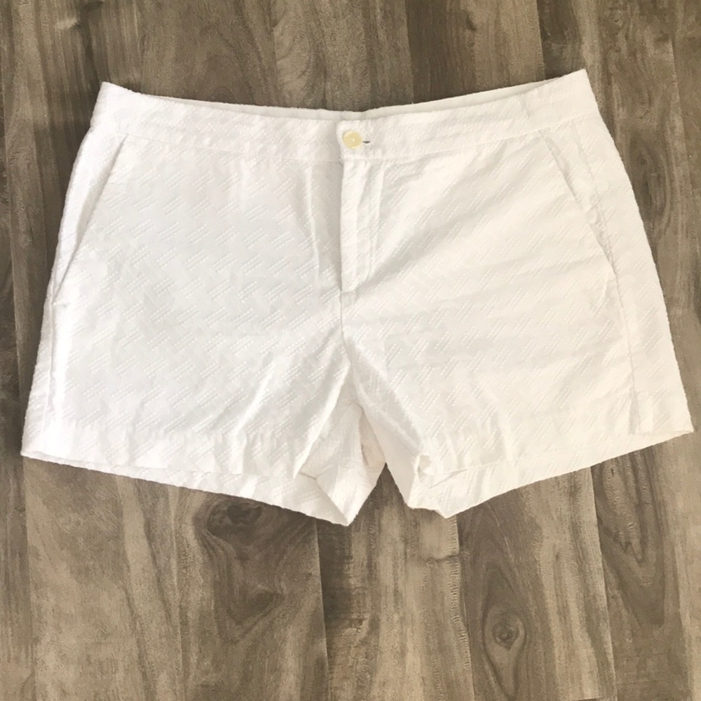 Banana Republic white shorts